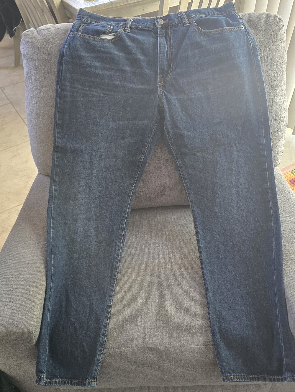 GAP Men's Slim Straight Dark Blue Jeans